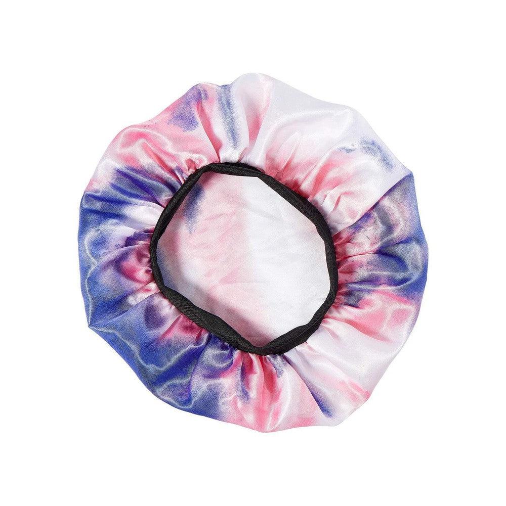 Red by Kiss Red By Kiss Kids Satin Bonnet - Tie Dye Pink/Purple