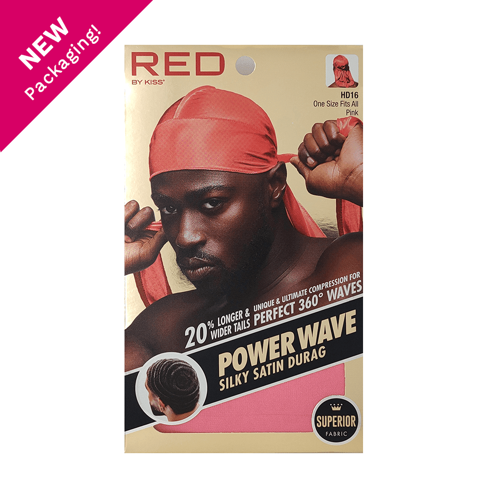 Red By Kiss Power Wave Silky Satin Durag _ Superior Fabric | gtworld.be 