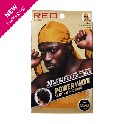 Red By Kiss Power Wave Silky Satin Durag _ Superior Fabric | gtworld.be 