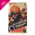 Red by Kiss Red By Kiss Power Wave Silky Satin Durag - Orange Red By Kiss Power Wave Silky Satin Durag _ Superior Fabric
