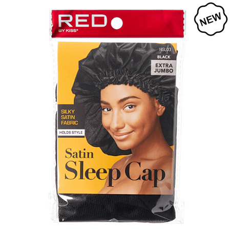 Red by Kiss Red By Kiss Satin Sleep Cap Black Extra Jumbo