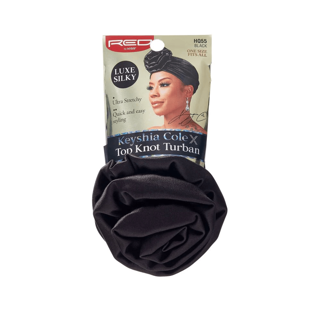 Red By Kiss Silky Luxe Keyshia Cole X Top Knot Turban - Black/Luxury | gtworld.be 