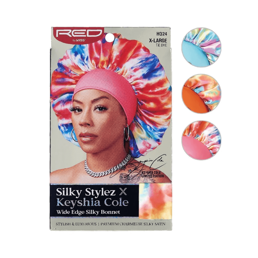 Red By Kiss Silky Stylez  X Keyshia Cole Silky Bonnet XL Tie Dye | gtworld.be 