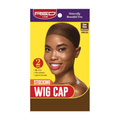 Red by Kiss Stocking Wig Cap Dark Brown 2 Pcs In Pack HWCO2 Red By Kiss Wig/Weaving Caps