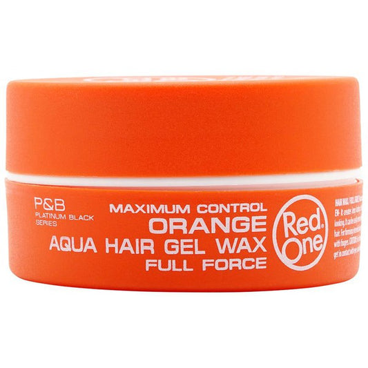 RED ONE Aqua Hair Gel Wax  Orange 150ml | gtworld.be 