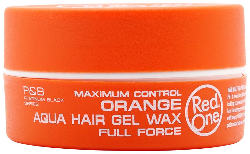 Red One RED ONE Aqua Hair Gel Wax  Orange 150ml