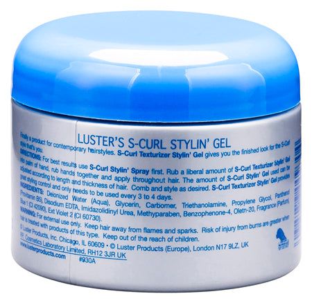 S Curl Luster's S Curl Texturizer Stylin Gel for Waves & Shortcuts 298g