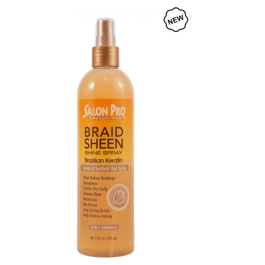 Salon Pro Health & Beauty Salon Pro Braid Sheen Spray Brazilian Keratin 12 Oz