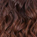 Sensationnel Mahagony Mix Ombre #DXT273 Sensationnel Kanubia Natural Wavy Weaving 18" 20" 22" (Éasy5) Cheveux synthétiques