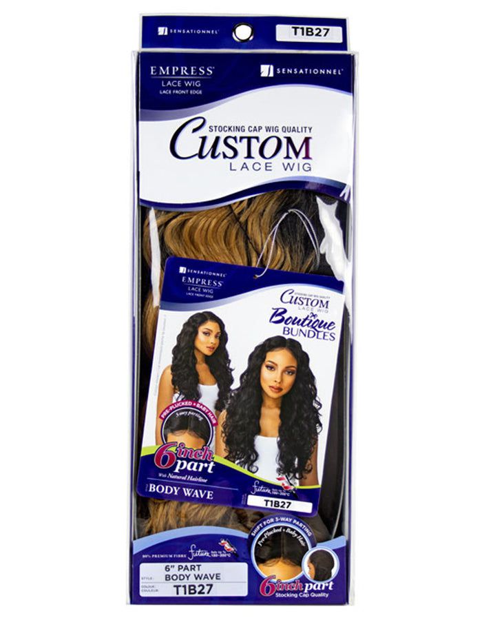 Sensationnel Sensationnel Custom Lace Wig Boutique Bundles 6" Part Body Wave Synthetic Hair