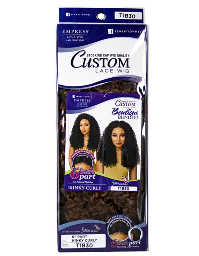 Sensationnel Sensationnel Custom Lace Wig Boutique Bundles 6" Part Kinky Curly Synthetic Hair
