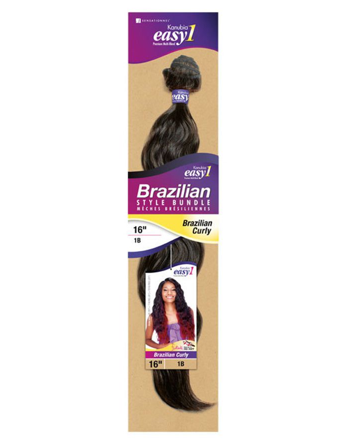 Sensationnel Sensationnel Kanubia easy1 Brazilian Curly 20" Cheveux synthétiques