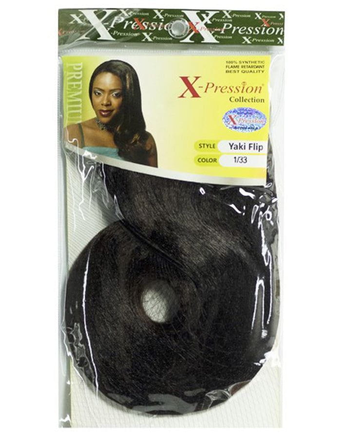 Sensationnel Sensationnel  X-Pression Weave-on Yaki Flip 16" Synthetic Hair
