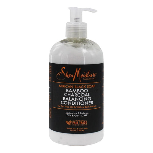 Shea Moisture Health & Beauty Shea Moisture African Black Soap Bamboo Charcoal Conditioner 384ml
