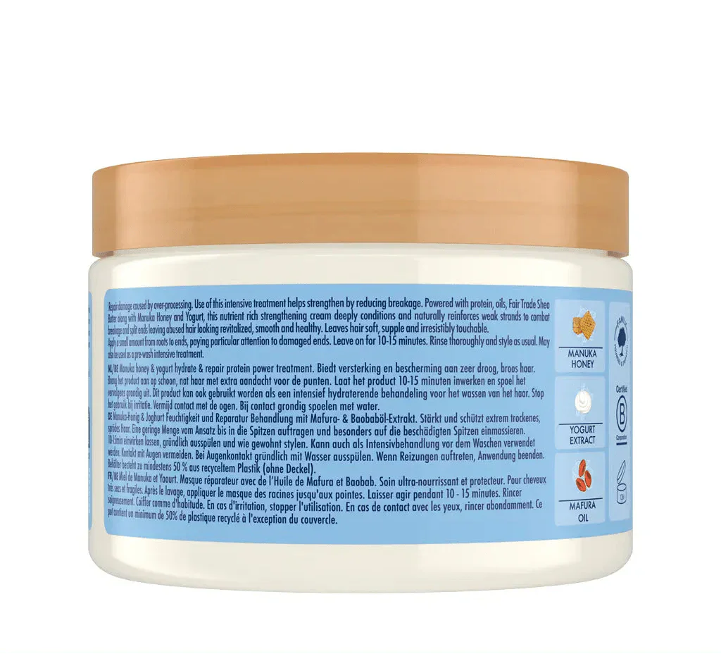Shea Moisture Health & Beauty Shea Moisture Manuka Honey & Yogurt Protein Power Treatment 355ml