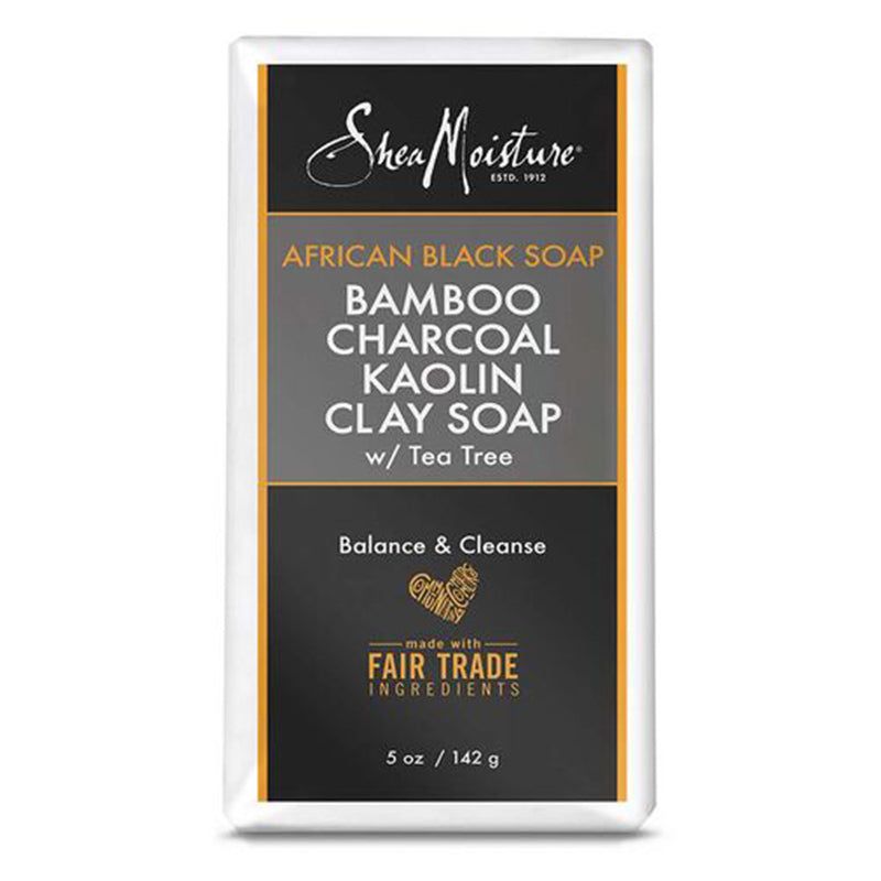 Shea Moisture Shea Moisture African Black Soap Bamboo Charcoal Kaolin Clay Soap 142g