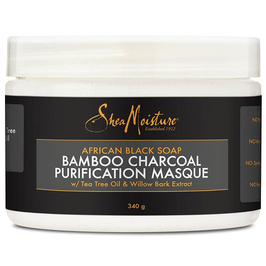 Shea Moisture Shea Moisture African Black Soap Bamboo Charcoal Purification Masque 340g