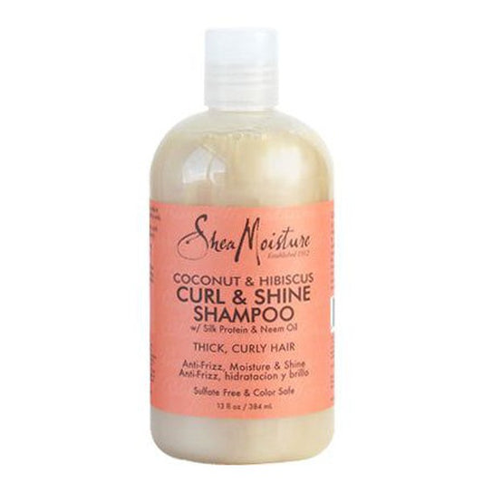 Shea Moisture Coconut & Hibiscus Curl and Shine Shampoo 384ml | gtworld.be 