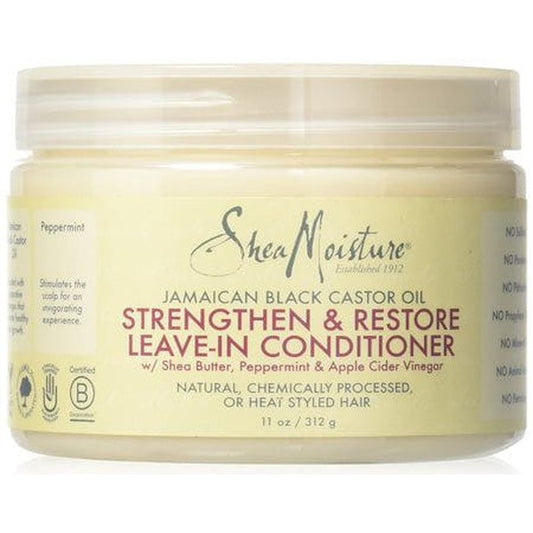 Shea Moisture Jamaican Black Castor Oil Strengthen & Restore Leave-In Condtioner 312g | gtworld.be 