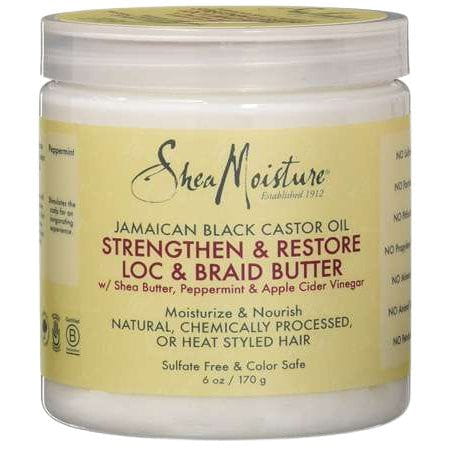 Shea Moisture Shea Moisture Jamaican Black Castor Oil Strengthen & Restore Loc & Braid Butter 170g