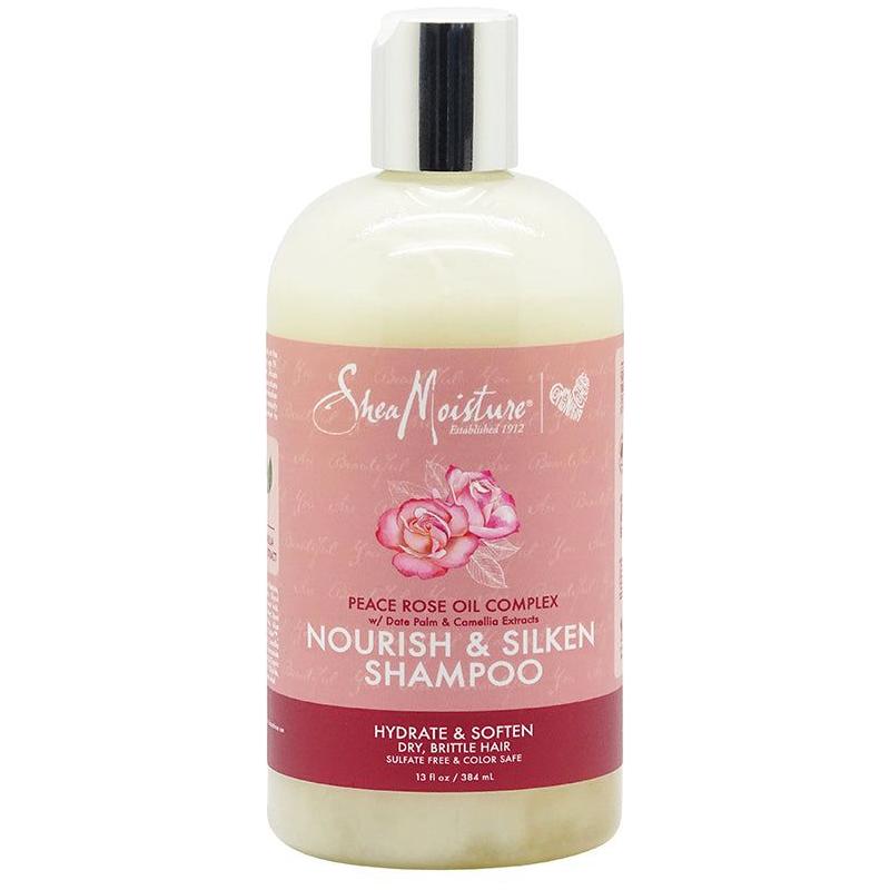 Shea Moisture Peace Rose Oil Complex Nourish & Silken Shampoo 384ml