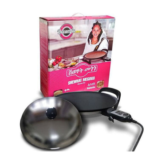 Shewhat Health & Beauty Shewhat Electric Skillet/ Mitad Grill