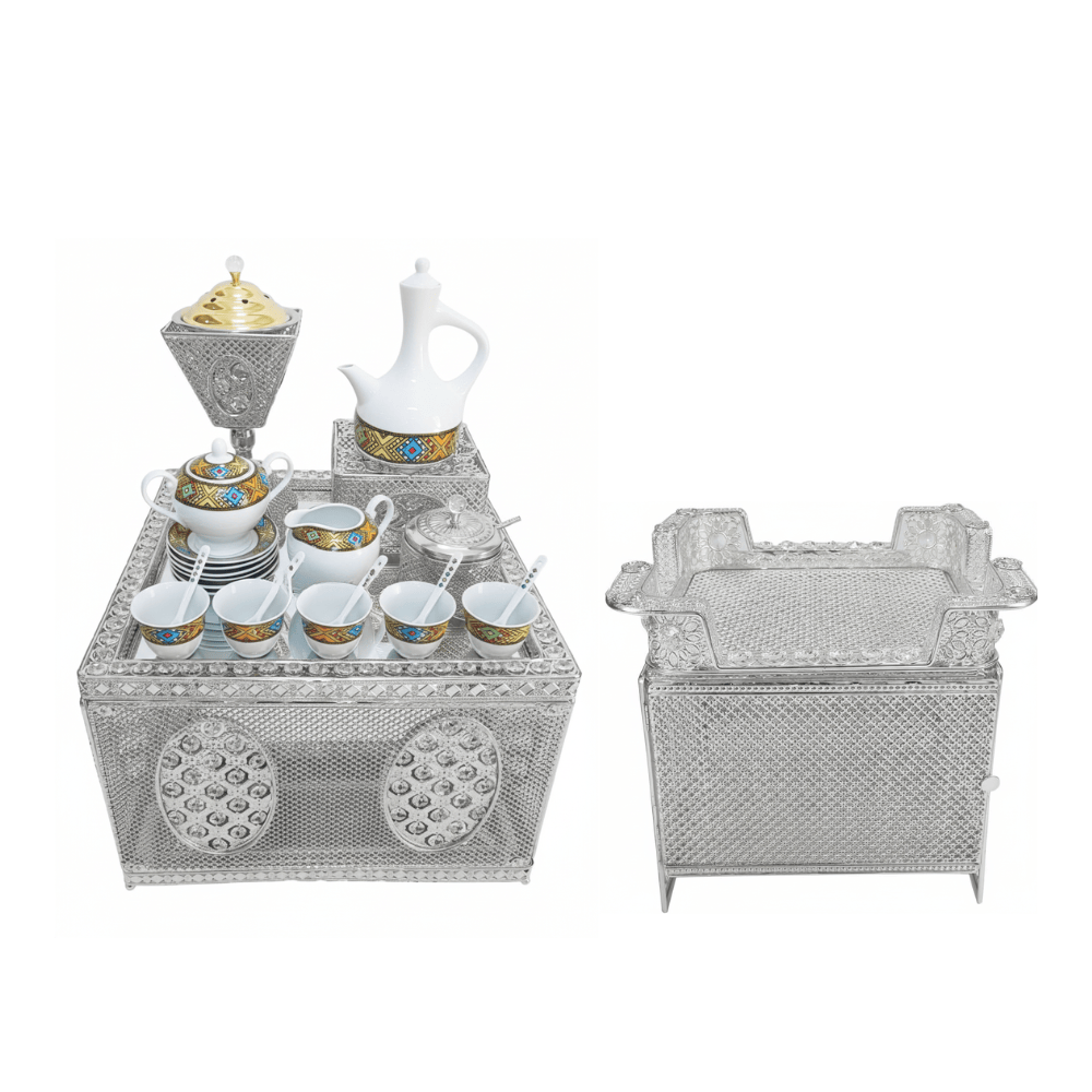 Shewhat Health & Beauty Silver Shewhat 5pcs Rekebot Set Square 2 (Gold & Silver)