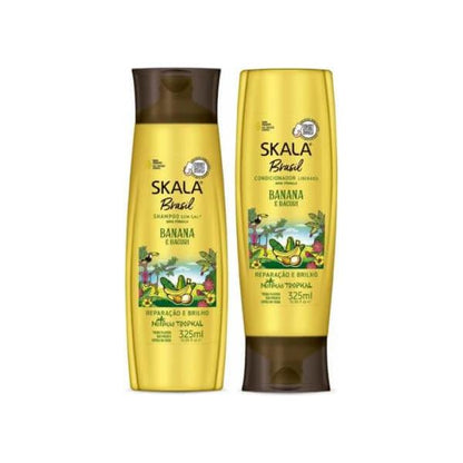 Skala Health & Beauty Skala Brasil Kit Banana E Bacuri Shampoo + Conditioner 650ml