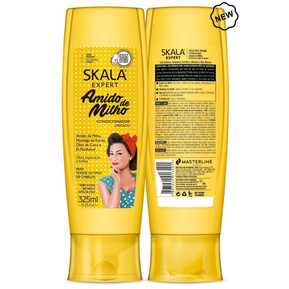 Skala Amido De Milho Corn Starch Conditioner 325ml | gtworld.be 