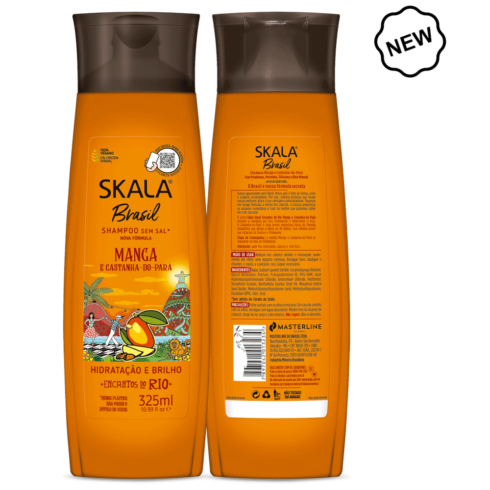 Skala Brasil Castanha Do Para Shampoo Manga 325ml