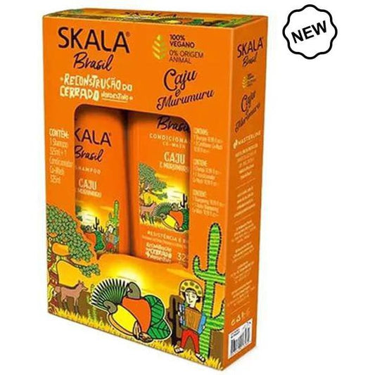 Skala Brasil Kit Caju E Murumuru Caju Murumuru Shampoo + Conditioner 650ml