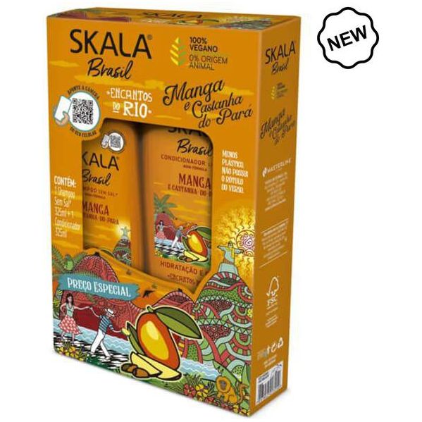 Skala Kit Manga E Castanha do Shampoo + Conditioner 650ml