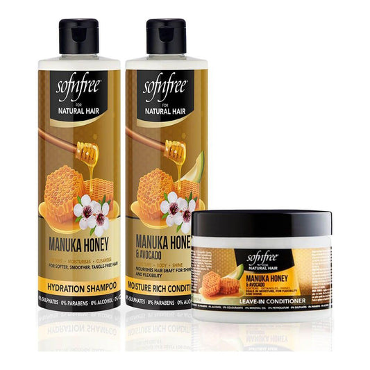 sofn'free Health & Beauty Sof'n Free Hair Honeylicious Bundle