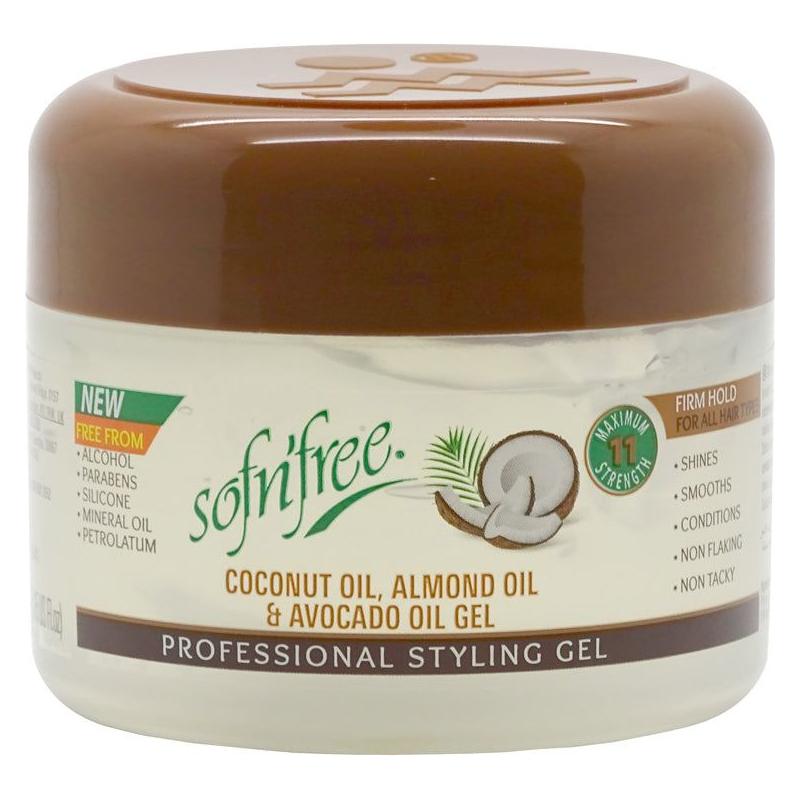 sofn'free Health & Beauty sofn'free Coconut Oil, Almond Oil & Avocado Oil Gel 250ml