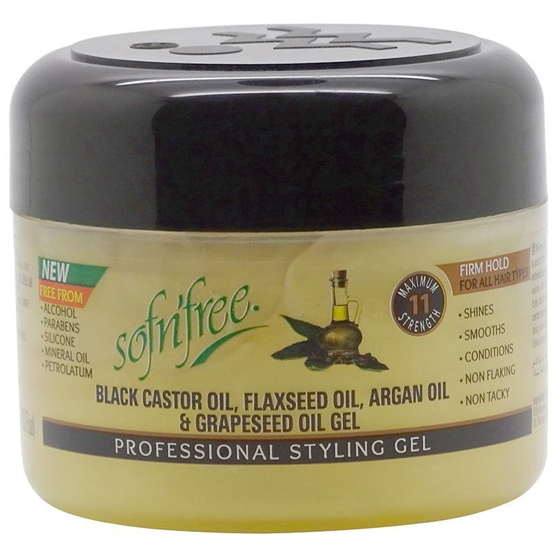 sofn'free sofn'free Black Castor Oil, Flaxseed Oil, Argan Oil & Grapeseed Oil Gel 250ml