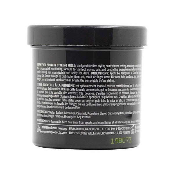 sofn'free Sofn'free Non Flaking Protein Styling Gel Black 177ml