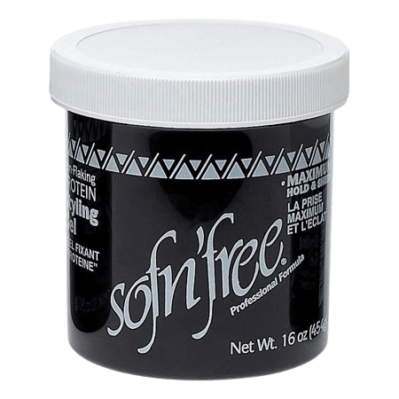 sofn'free Sofn'free Non Flaking Protein Styling Gel Black 473ml