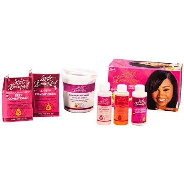 Soft & Beautiful Health & Beauty Soft and Beautiful No Lye Ultimate Conditioner Relaxer System Super