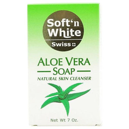 Soft'n White Health & Beauty Swiss Soft'n White Aloe Vera Soap 200g