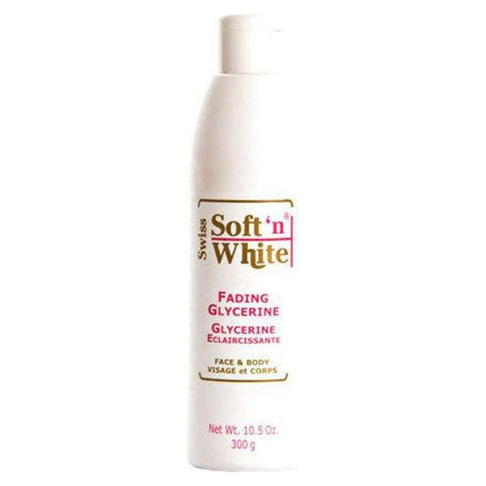 Soft'n White Health & Beauty Swiss Soft'n White Fading Glycerine for Face and Body 310ml