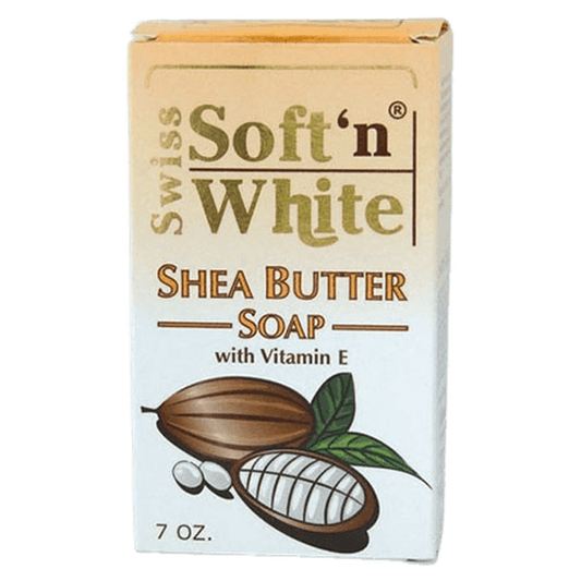 Soft'n White Health & Beauty Swiss Soft'n White Shea Butter Soap 200g