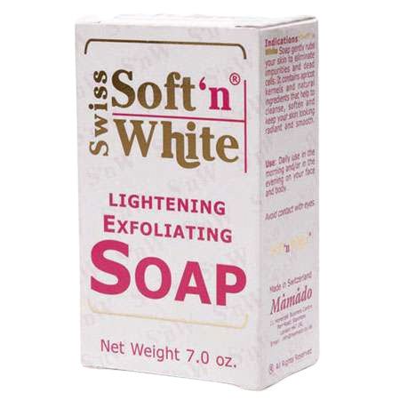 Soft'n White Swiss Soft'n White Lightening Exfoliating Soap 200g