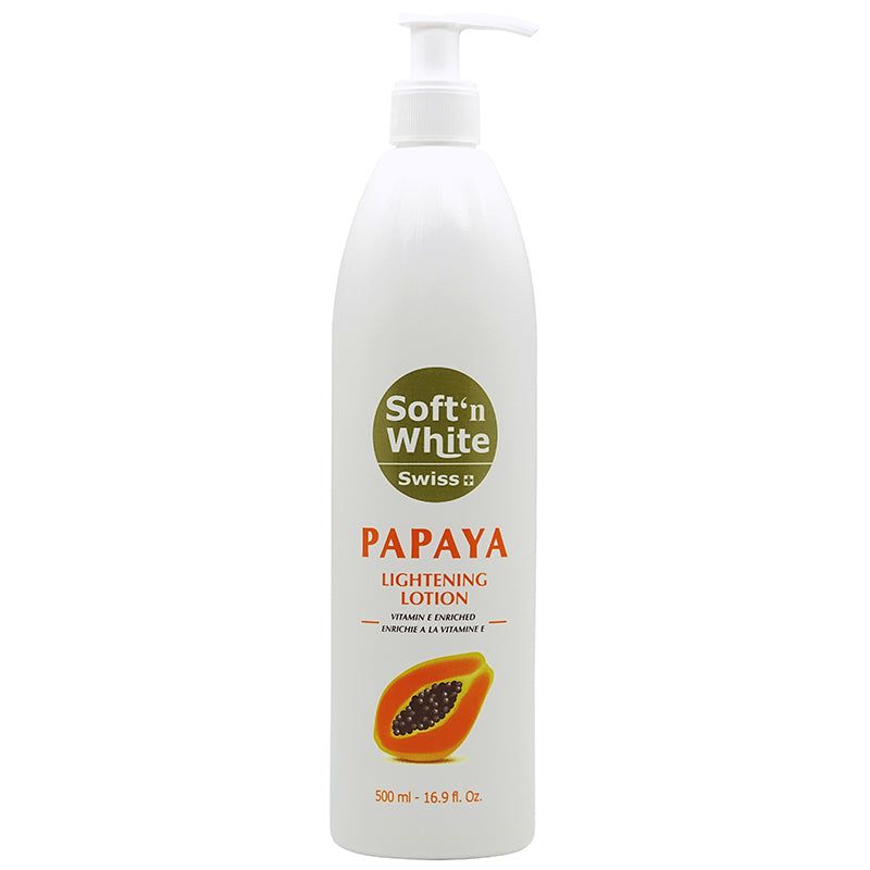 Soft'n White Swiss Soft'n White Papaya Lightening Lotion 500ml