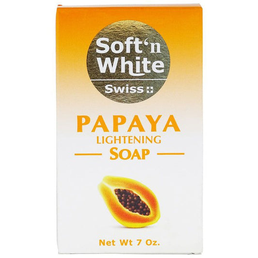 Swiss Soft n White Papaya Lightening Soap 200g | gtworld.be 