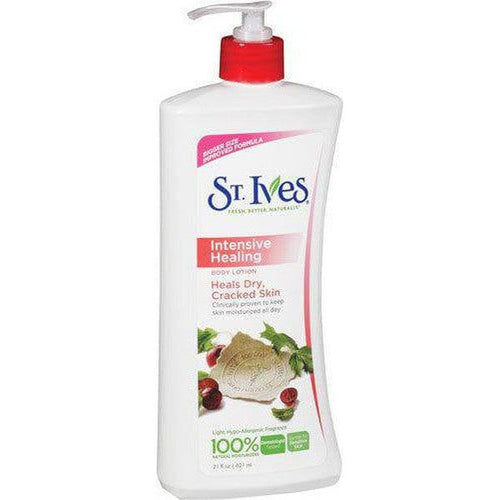 St.Ives Health & Beauty St. Ives Heals Dry Cracked Skin Body Lotion 21 oz