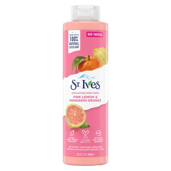 St.Ives St.Ives Exfoliating Body Wash Pink Lemon & Mandarin Orange 22 Oz