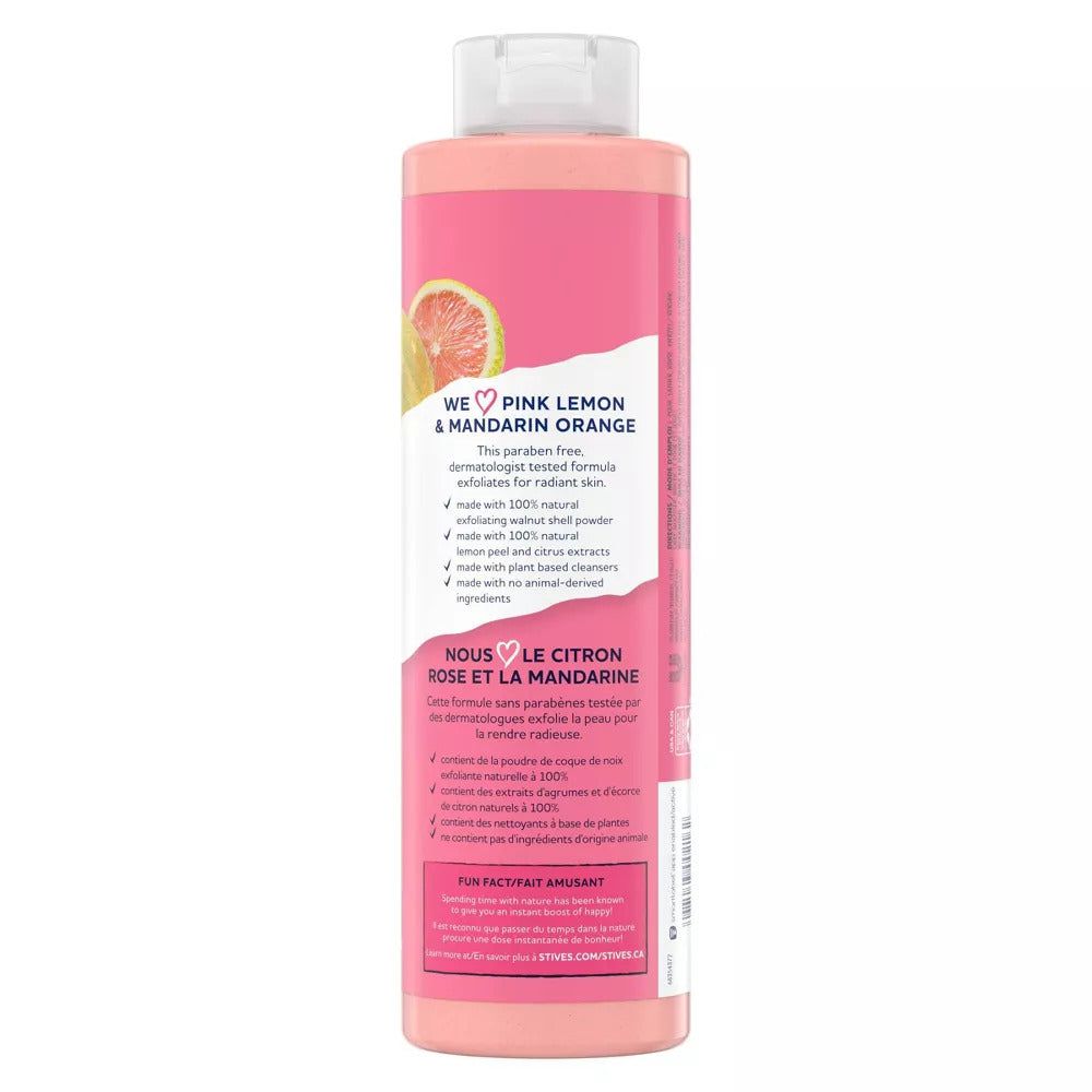 St.Ives Exfoliating Body Wash Pink Lemon & Mandarin Orange 22 Oz | gtworld.be 