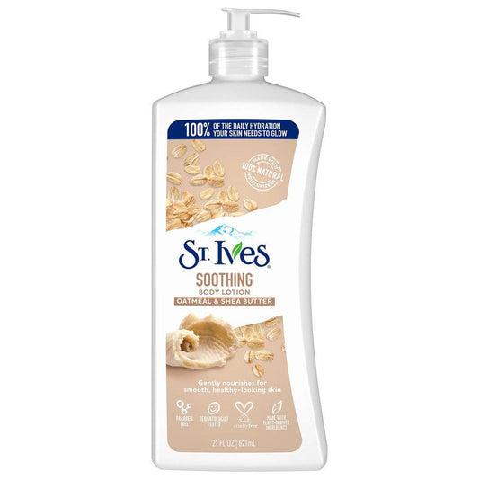 St.Ives Soothing Oatmeal & Shea Butter Body Lotion 621ml | gtworld.be 