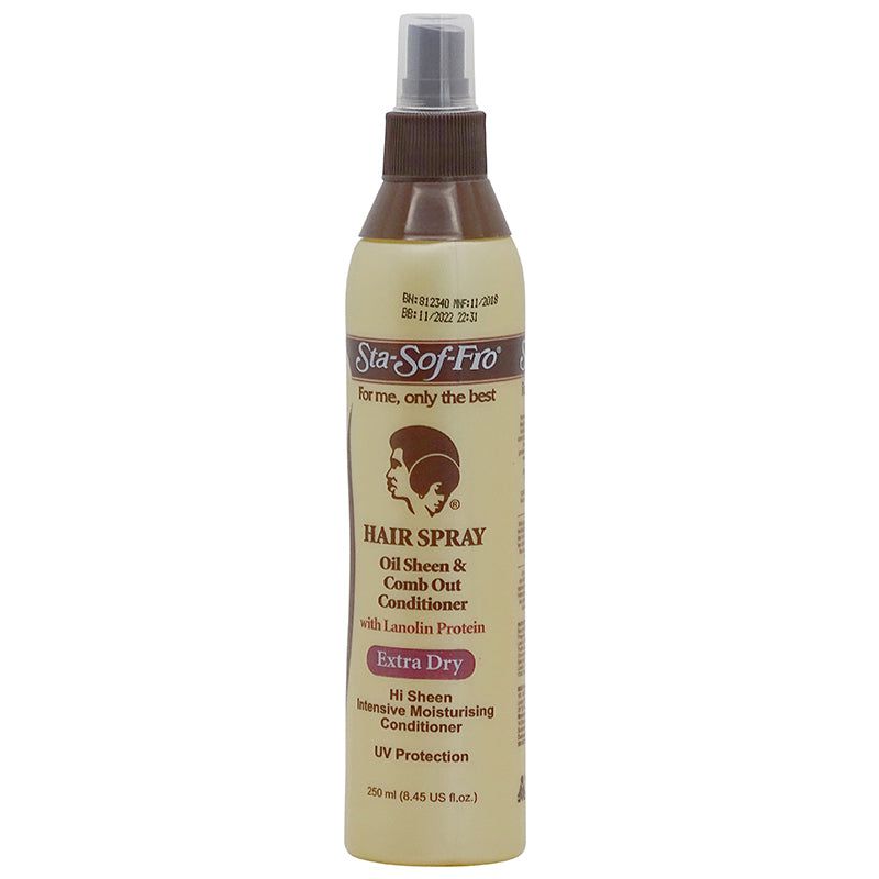 Sta-Sof-Fro Sta-Sof-Fro Hair Spray Oil Sheen and Comb Out Conditioner with Lanolin, Protein 250ml
