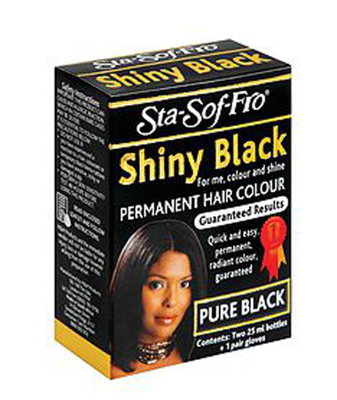 Sta-Sof-Fro Sta-Sof-Fro Shiny Black Permanent Hair Color Pure Black 50ml